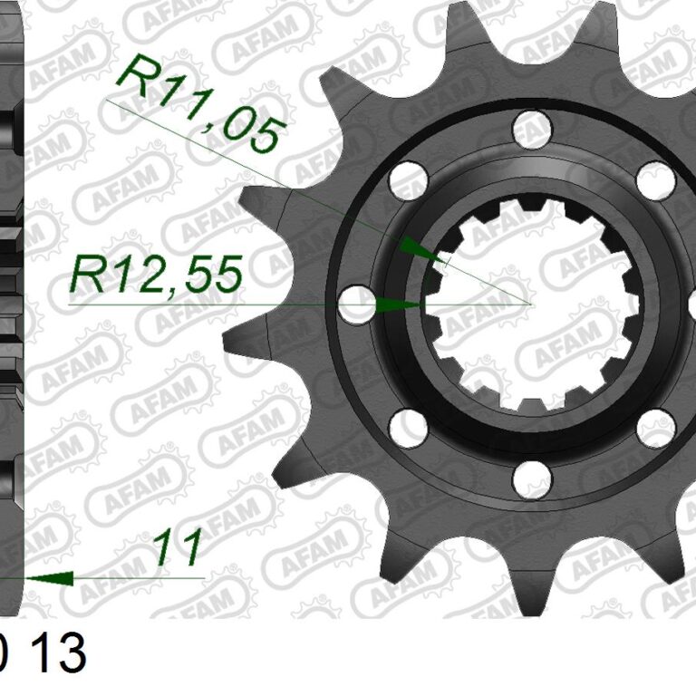 AFAM voortandwiel met moddergroef 13 tands Ducati Desmo 450 MX 2026