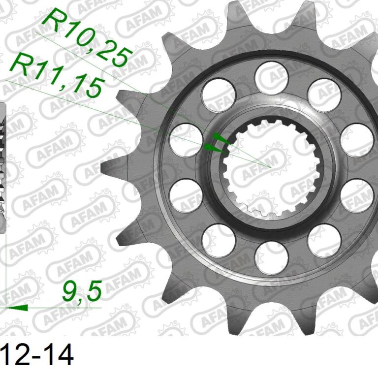 AFAM voortandwiel 13 tands staal Sherco