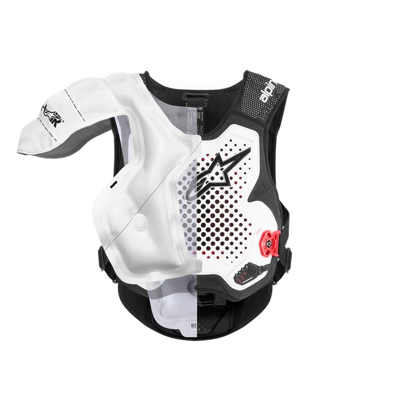 Alpinestars Airbag Tech Air Bodyprotector Zwart / Wit - Afbeelding 2