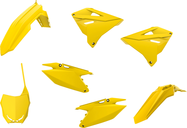 Polisport plastic kit restyle Gele kleur Suzuki RM 125/250 2001-2008