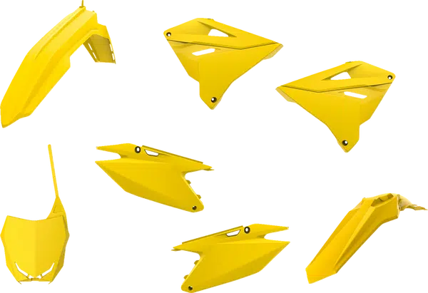 Polisport plastic kit restyle Gele kleur Suzuki RM 125/250 2001-2008
