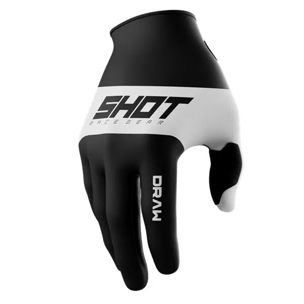 Shot cross handschoenen Draw Sky Zwart Maat XXL 2026 collectie