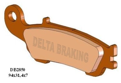 Delta Braking Sintered Voor remblokken DB2850 Type N