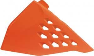 Racetech luchtfilterkap vented links Oranje KTM SX/SXF 2019- EXC 2020- & Gas Gas EC/MC 125/250/300/350F 2021-
