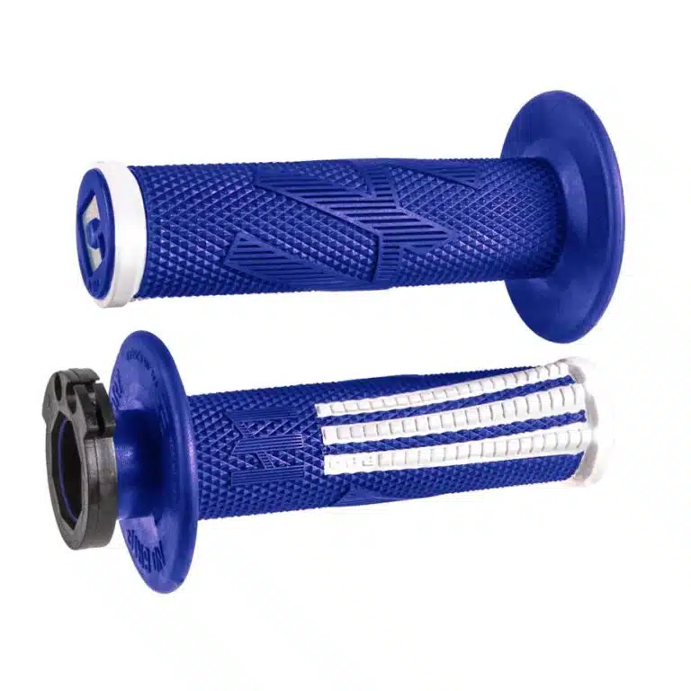 Odi Lock-On V2 Emig Pro handvaten alle 2+ 4 takt Soft Blauw / Wit