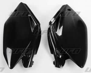 UFO zijnummerborden zwart Honda CRF 250R 04-05