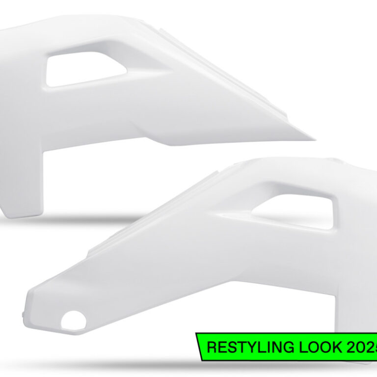 UFO radiator kappen Wit 2020 Husqvarna TC/FC 125/250/350/450 2023- & TE 250/300 24- & FE 250/350/450/501 24-