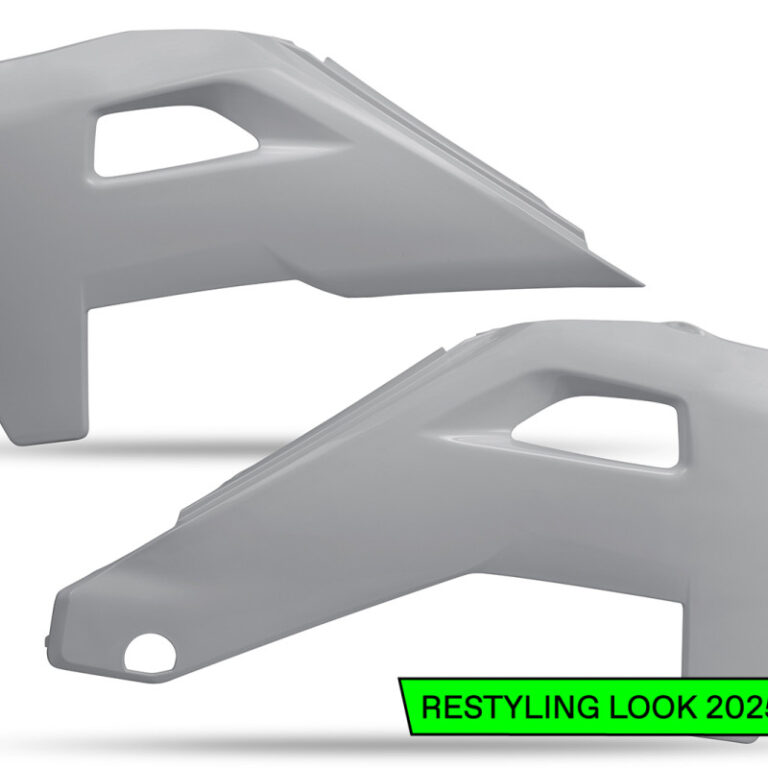 UFO radiator kappen Grijs Husqvarna TC/FC 125/250/350/450 2023- & TE 250/300 24- & FE 250/350/450/501 24-