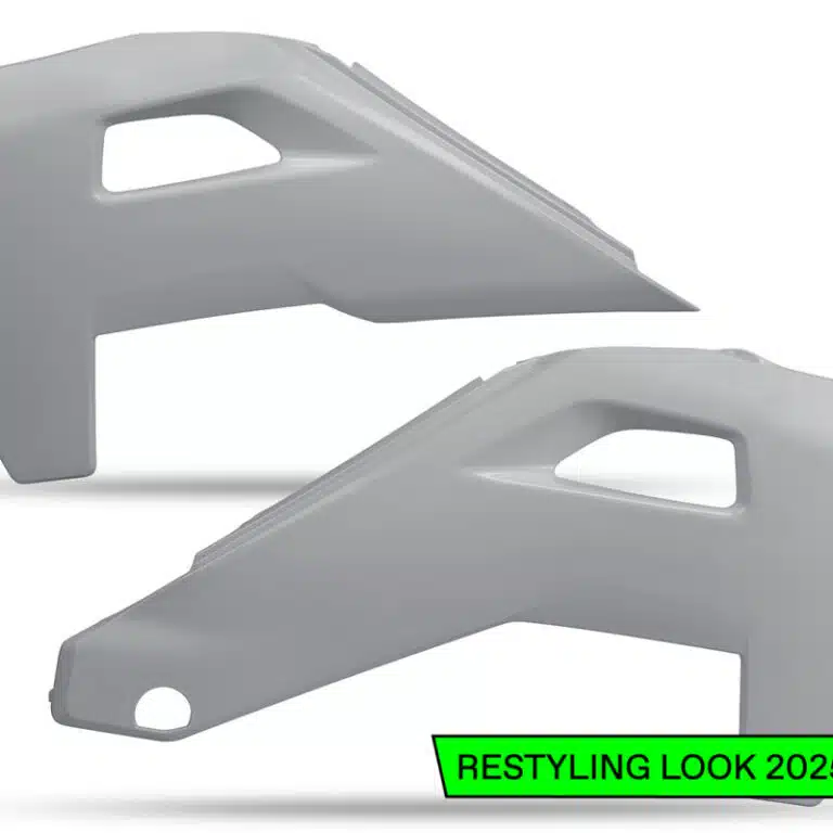 UFO radiator kappen Grijs Husqvarna TC/FC 125/250/350/450 2023- & TE 250/300 24- & FE 250/350/450/501 24-