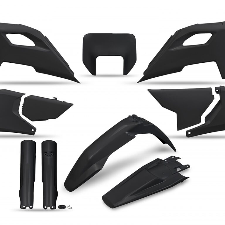 UFO plastic kit Zwart Husqvarna TE 250/300 24- & FE 250/350/450/501 24-