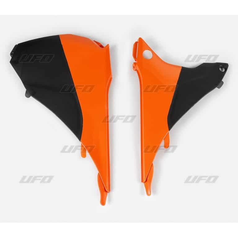 UFO luchtfilter kappen Oranje / Zwart KTM EXC/EXC-F 125/200/250/300/450/500 14-16