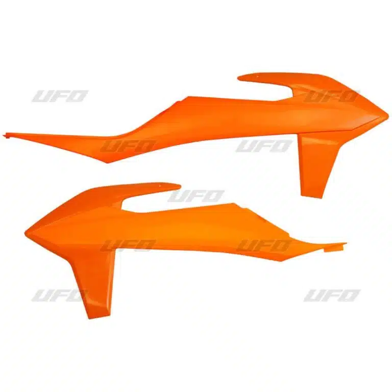 UFO radiator kappen Oranje KTM SX 125/150/250 2019-2022 & SX-F 250/350/450 2019-2022 & EXC 250/300 2020-2023 & EXC-F 250/350/450/500 2020-2023
