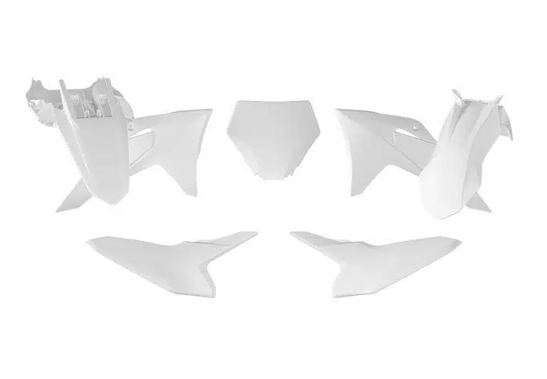 Racetech plastic kit Wit Gas Gas MC 50 2024-