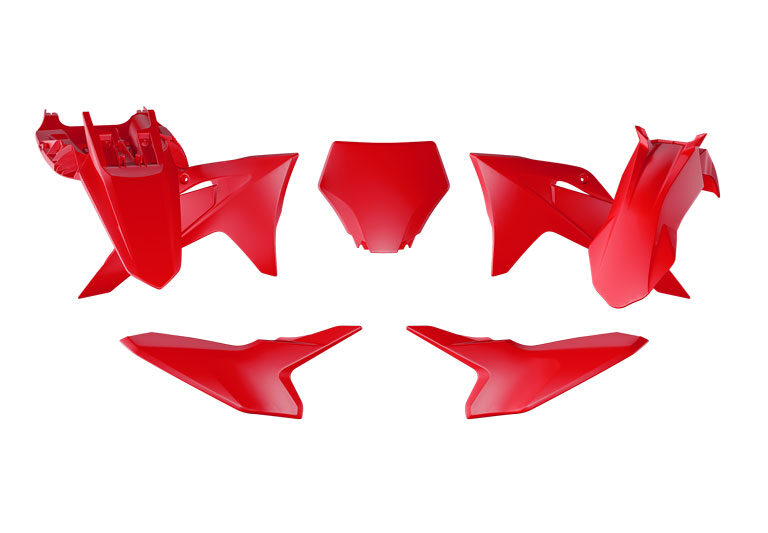 Racetech plastic kit OEM 2025/Rood Gas Gas MC 50 2024-