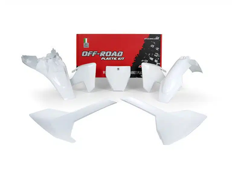 Racetech Plastic kit Wit Husqvarna TC 85 2018-2024