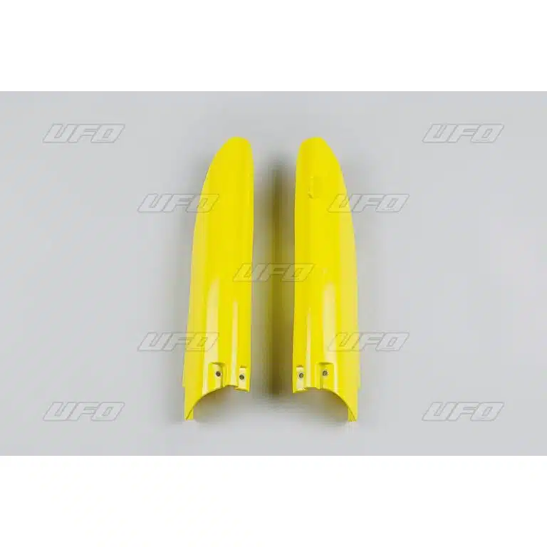 UFO voorvork beschermers Geel Suzuki RM 125/250 07-11 & RM-Z 250 07- & RM-Z 450 07-