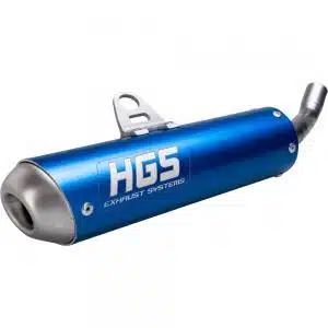 HGS uitlaatdemper aluminium Blauw KTM/Husqvarna/Gas Gas 125cc 2023-