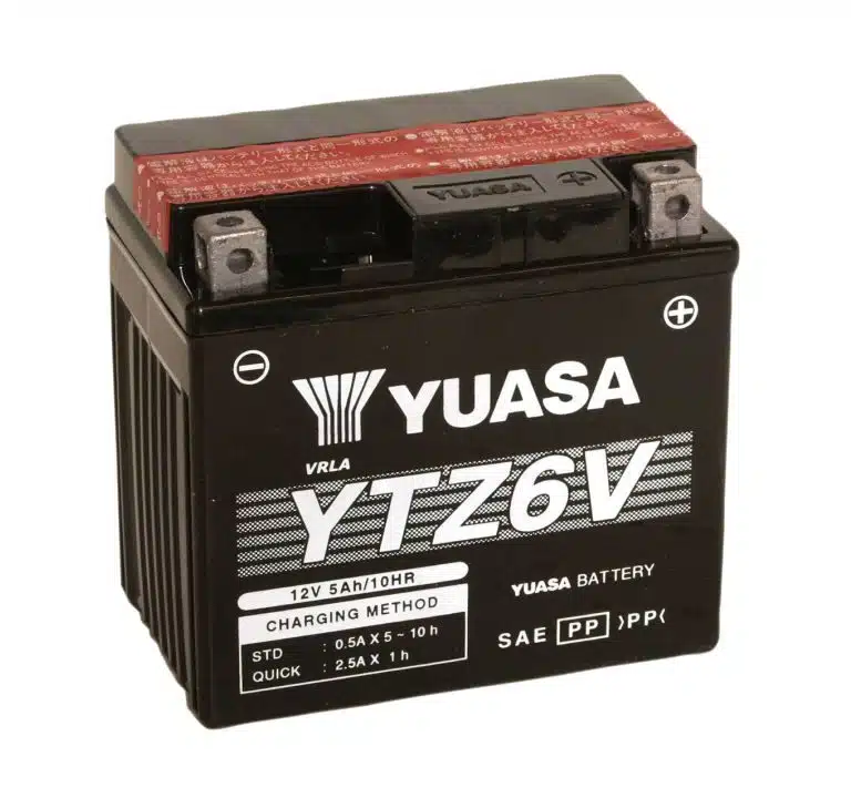 Yuasa accu YTZ6V -Y- AGM open met zuurpakket lood-zuur