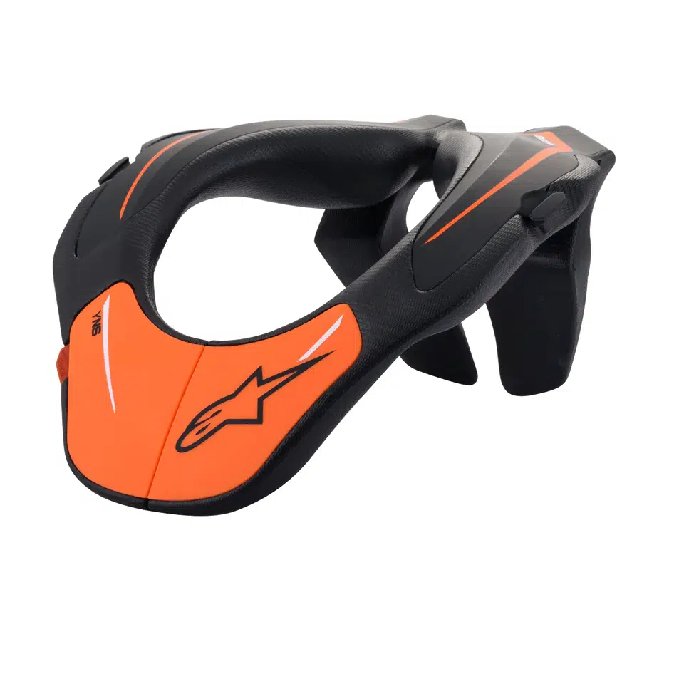 Alpinestars MX Jeugd/Kinderen ( 1 maat ) Nek Brace Zwart / Oranje 2026 collectie