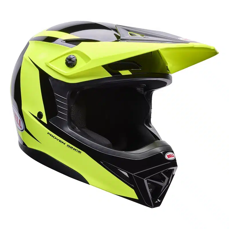 BELL MX-10 Jeugd/Kinder Helm Talon Geel / Zwart 2026 collectie