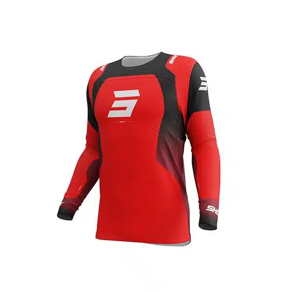 Shot MX Cross Shirt Volwassen Contact Ionyx Rood 2026 Collectie